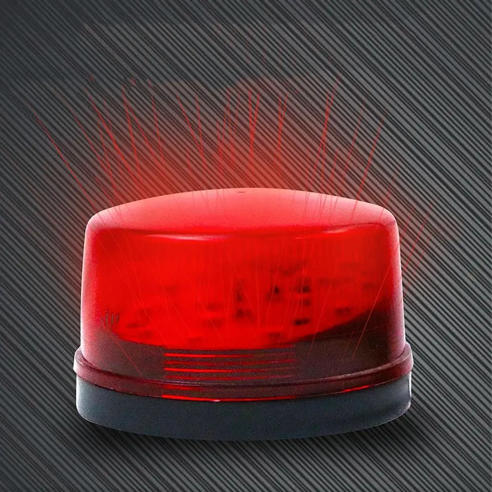 12V LED Strobe Light Red Universal Emergency Flashing Light Safety Sensor Emergency Indication Lamp Engineering Machinery
