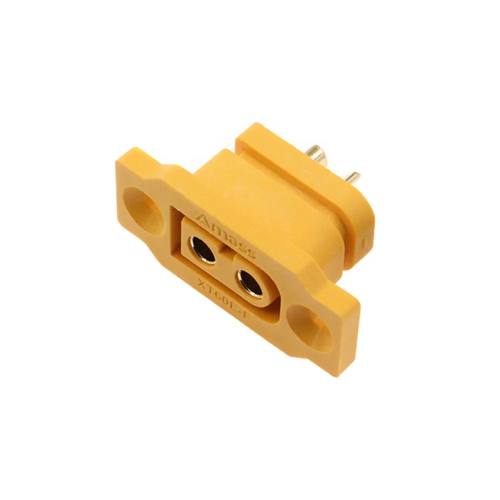 with Dust-proof Cover XT60E-F Female Plug Electrical DIY RC Model Brass Gold Plated Male Connector Power Fixed High-quality