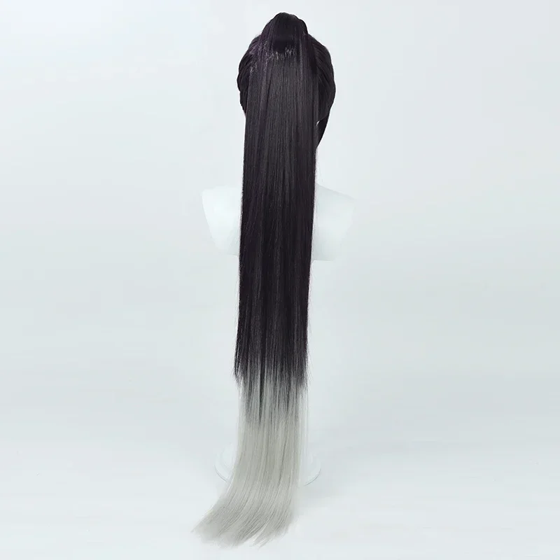 Game NIKKE The Goddess of Victory Sin Cosplay Wig 100cm Long Ponytail Wig Heat Resistant Wigs for Halloween Costume Role Play