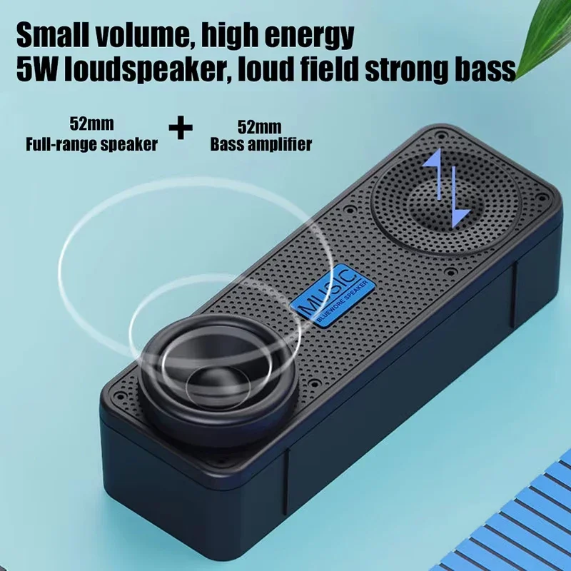 Multifunctional S18 Wireless Creative Bluetooth Smart Speaker With Mic Mobile Phone Audio Computer Subwoofer Outdoor Card Radio