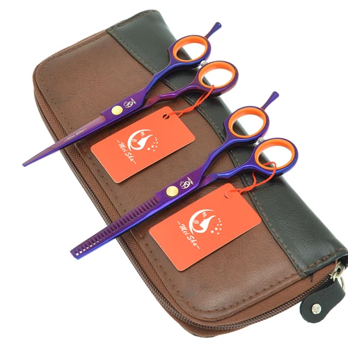 Meisha-tijeras para el cabello de 5,5 pulgadas, barbería, peluquería, herramientas de corte y adelgazamiento, tijeras profesionales de peluquería A0029A