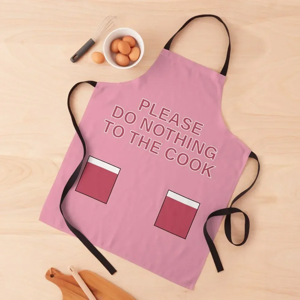 

please do nothing to the cook Apron For Home Accessories For Cosmetologist cook wear Kitchen on the wall Apron