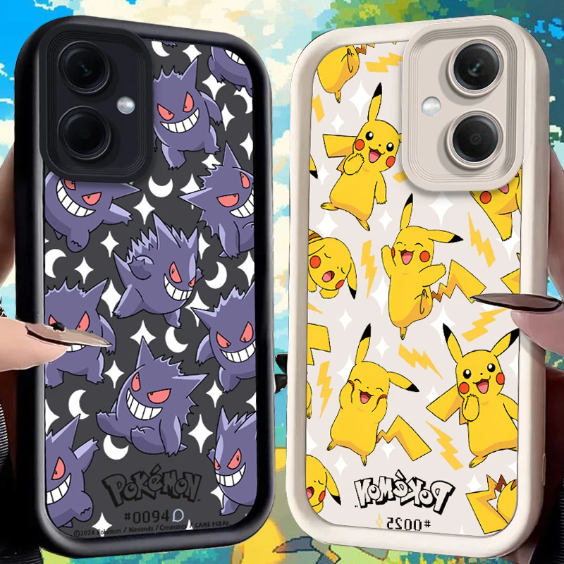 

Чехол с рисунком покемона Gengar для Xiaomi Redmi Note 14 13 12 Turbo 11S 4G 11 10 Pro Plus 9 14C 13C 12C 9C A2 A1, мягкий чехол-накладка