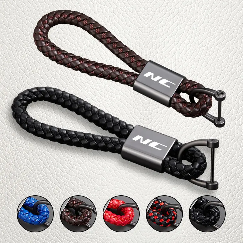 Luxury woven rope keychain motorcycle keychain suitable for Honda NC750X NC750S NC700X NC700S NC750 NC700 NC 700 S/X accessories