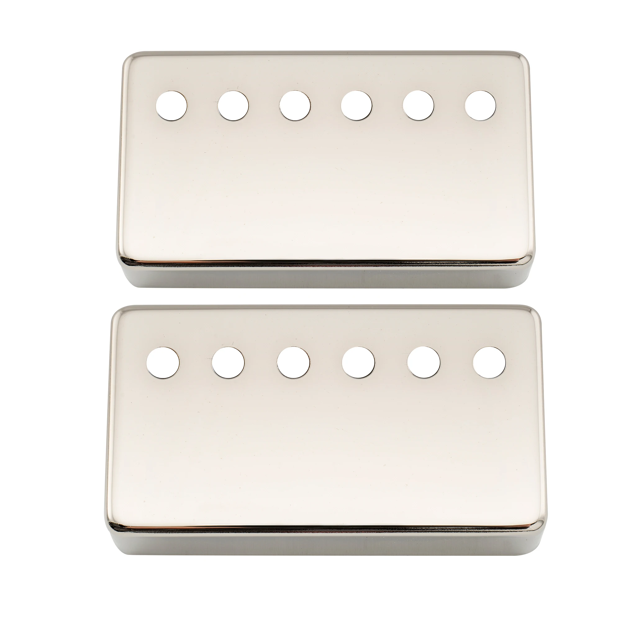 Musiclily Pro 50/52mm Nickel Silver Alloy Humbucker Pickup Covers Set for Imported Electric Guitar (Set of 2)