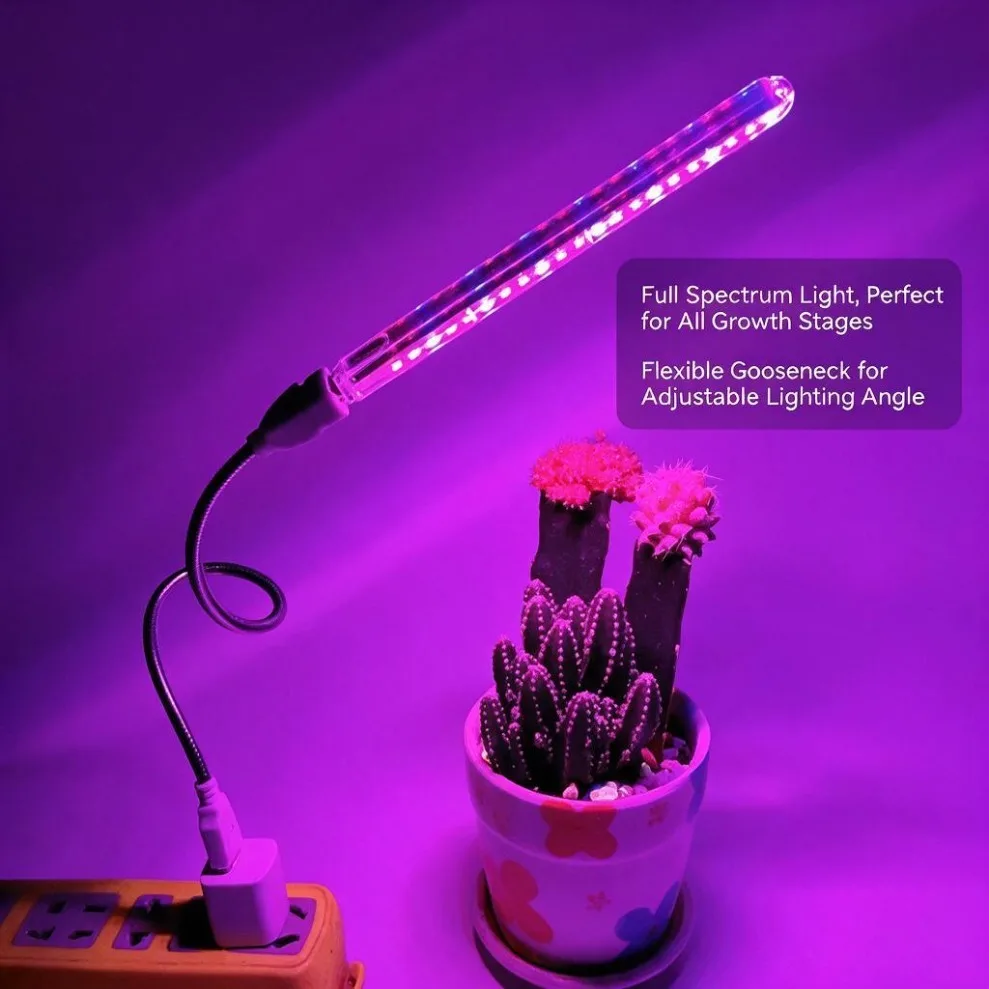 Full Spectrum USB Plant Grow Light Strip 5V Indoor Supplement Phyto Lamp for Greenhouse Hydroponic Growing Supplement Lamp