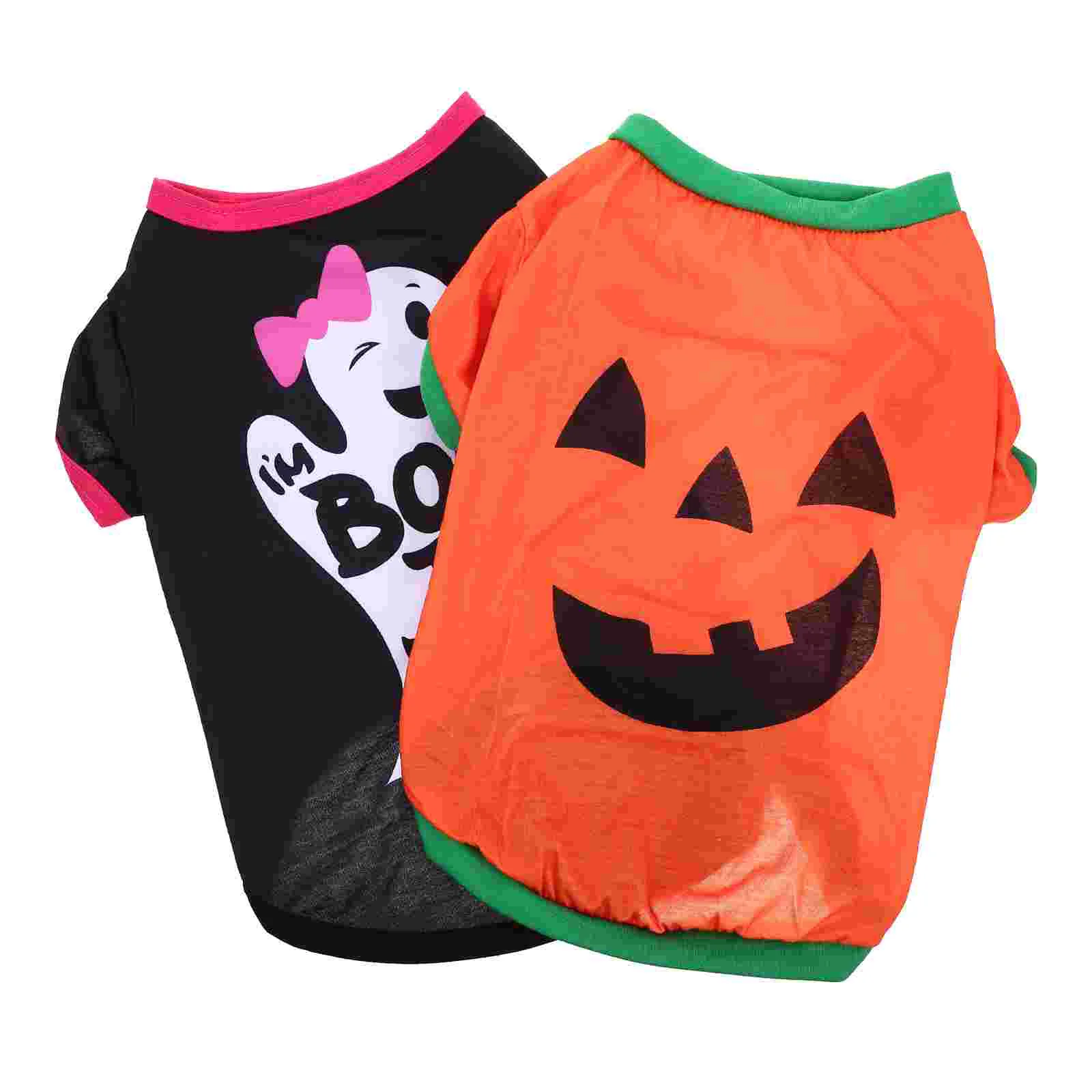 

2 Pcs Halloween Clothes Dog Costume Pet Festival Apparel Decor Dress up Clothing Props