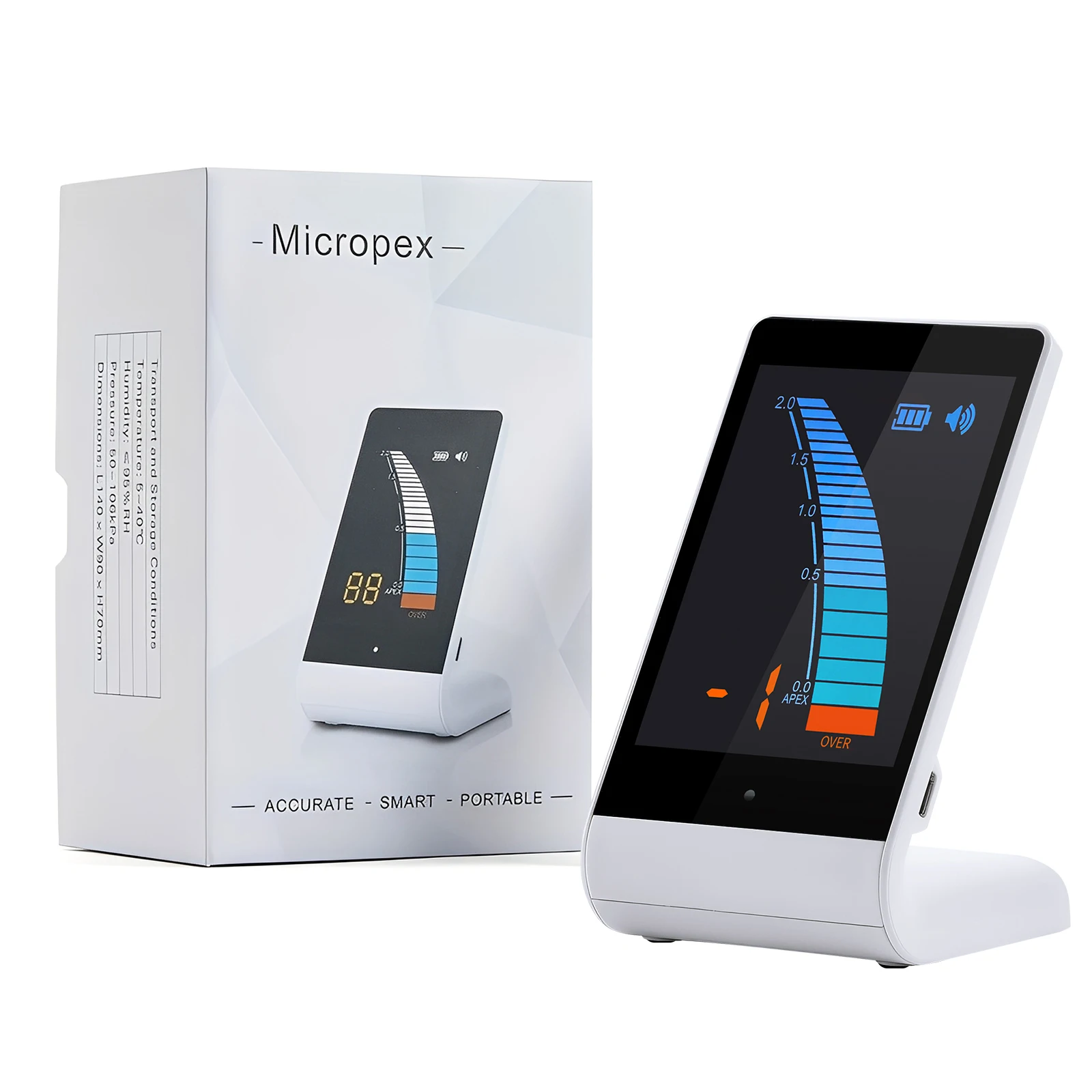 Dental Micro Apex Locator Mini Endodontic Apical Locator Root Canal Instruments LCD Screen Display Lab Equipment