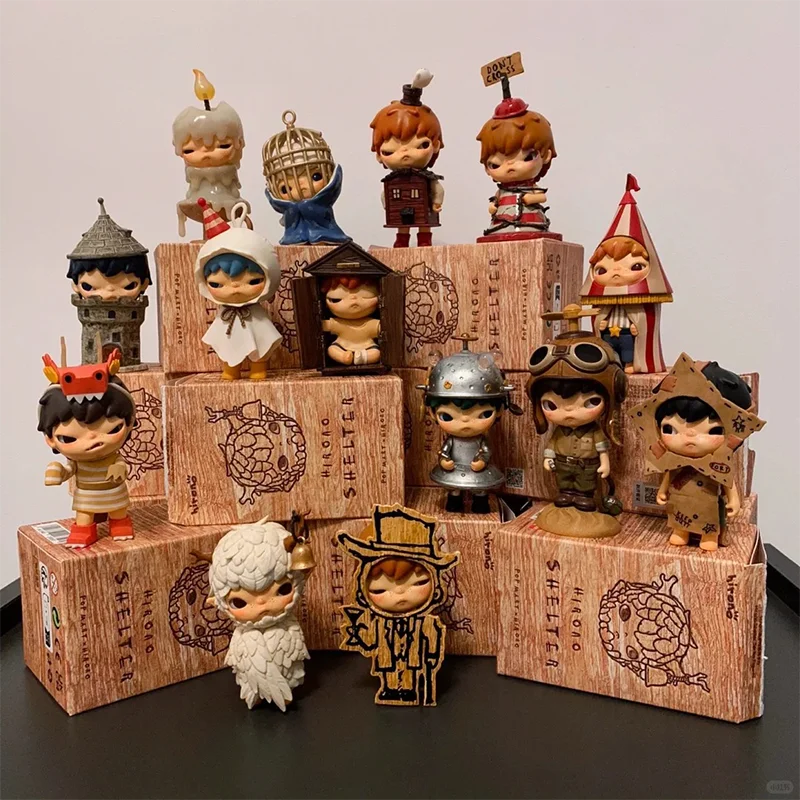 

Genuine Pop Mart Hirono Shelter Series Blind Box Sixth Generation Trending Toys Collectible Action Figures Desktop Ornaments