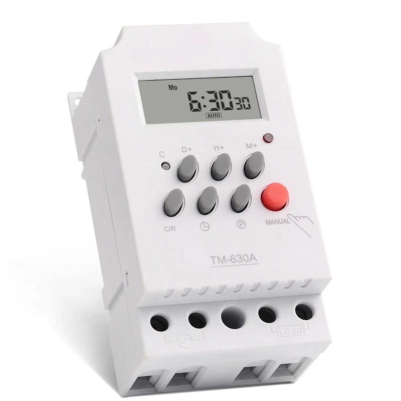 30AMP MINI 220V INTERRUPTOR TEMPERATOR 7 días programable 24 horas relé temporizador