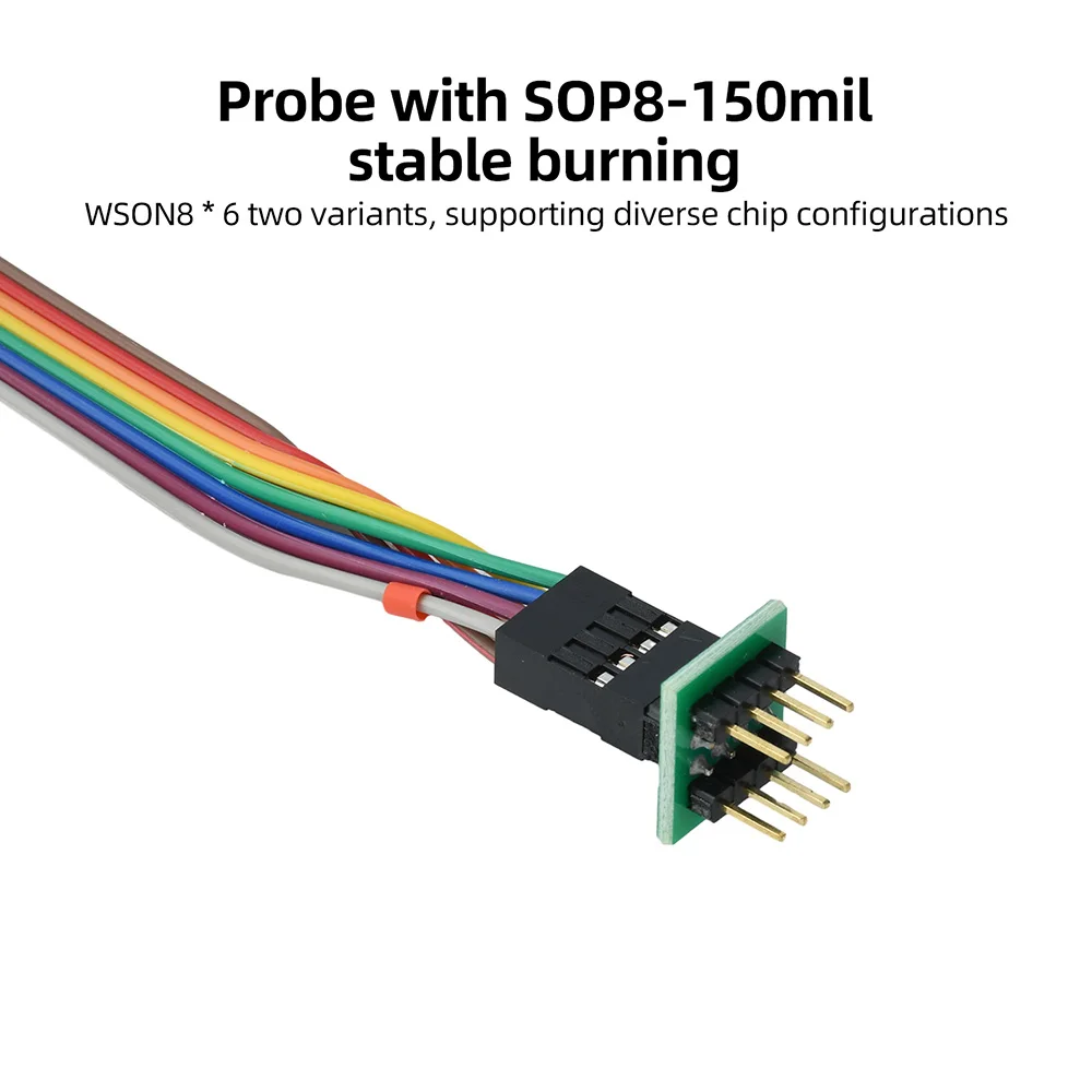 Für SOP8 WSON Chip Download Brennen Schreiben Sondennadel Optional SOP8-150mil/SOP8-208mil WSON-6*5/WSON-8*6 – Detail 6