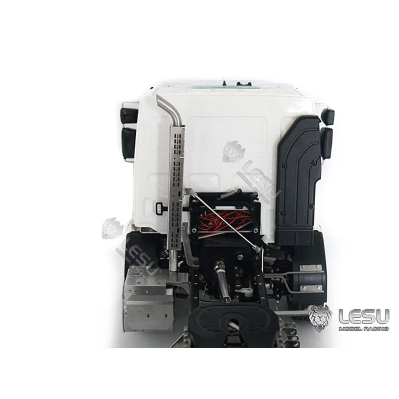 RC 1/14 LESU Auspuffrohr für Tamiya Hydraulikbagger, Lader, Muldenkipper, SCANIA, MAN, VOLVO Anhänger, Kipper, DIY-Teile – Detail 4
