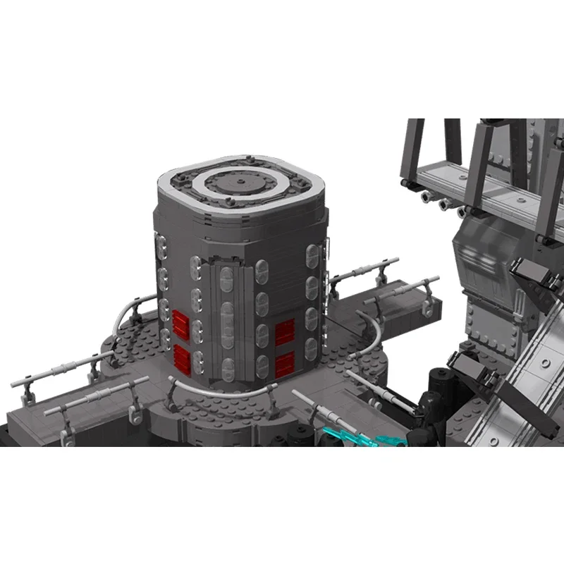 epische ster filmaflevering VI troon kamer gevechtsgevecht grootschalige diorama bakstenen scène blokken architectuur moc ucs klocki display