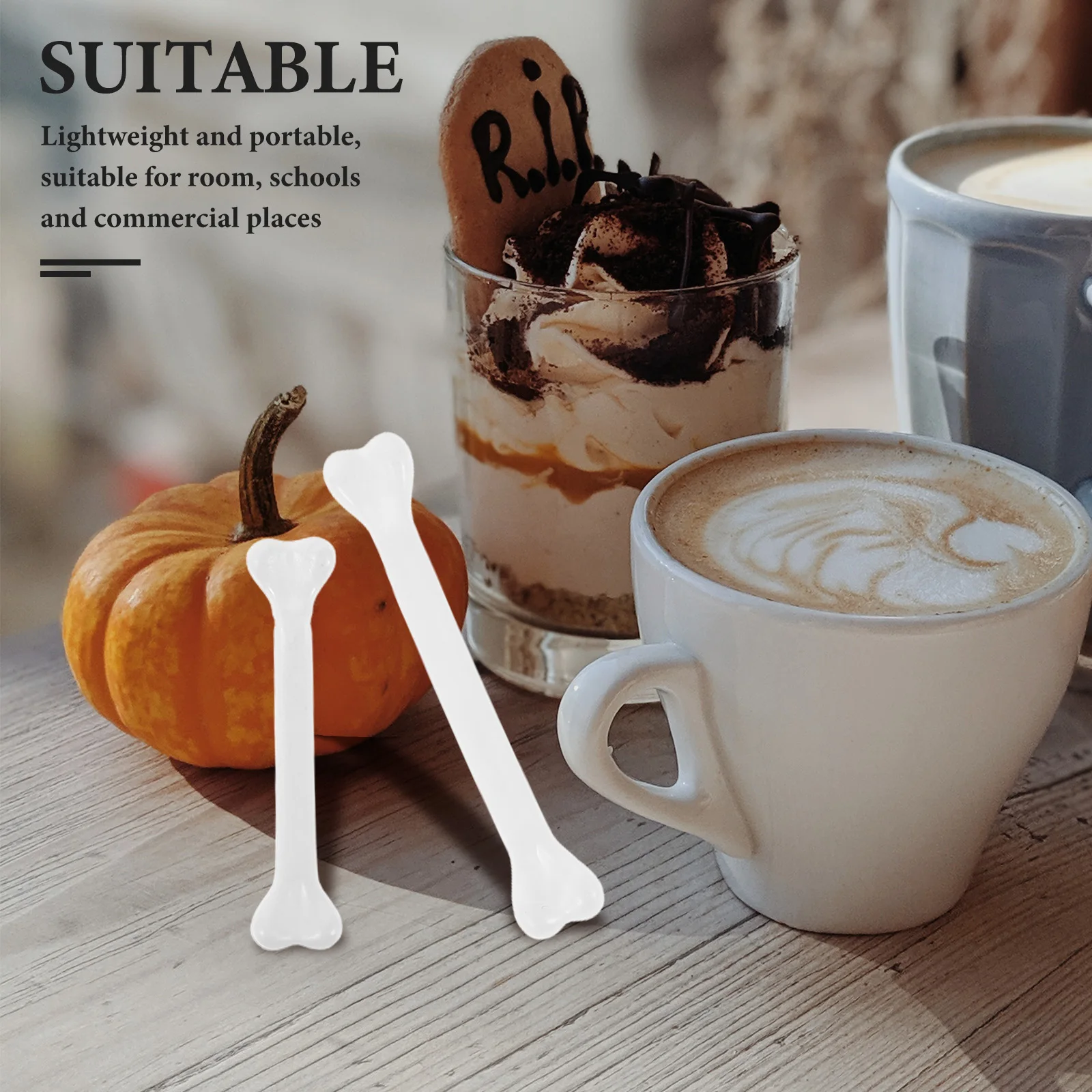 

30Pcs Realistic Fake Bone Props Plastic Bones for Halloween Decorations with Hanging Holes Spooky Indoor Outdoor Party