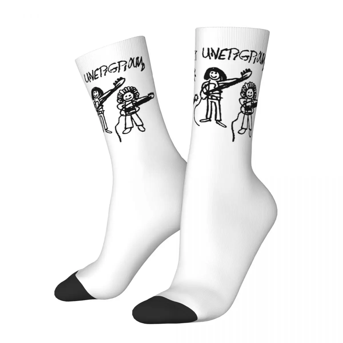 

The Velvet Underground Socks Men's Women's Polyester Funny Happy Socks Spring Summer Autumn Winter Middle Tube Socks Gifts