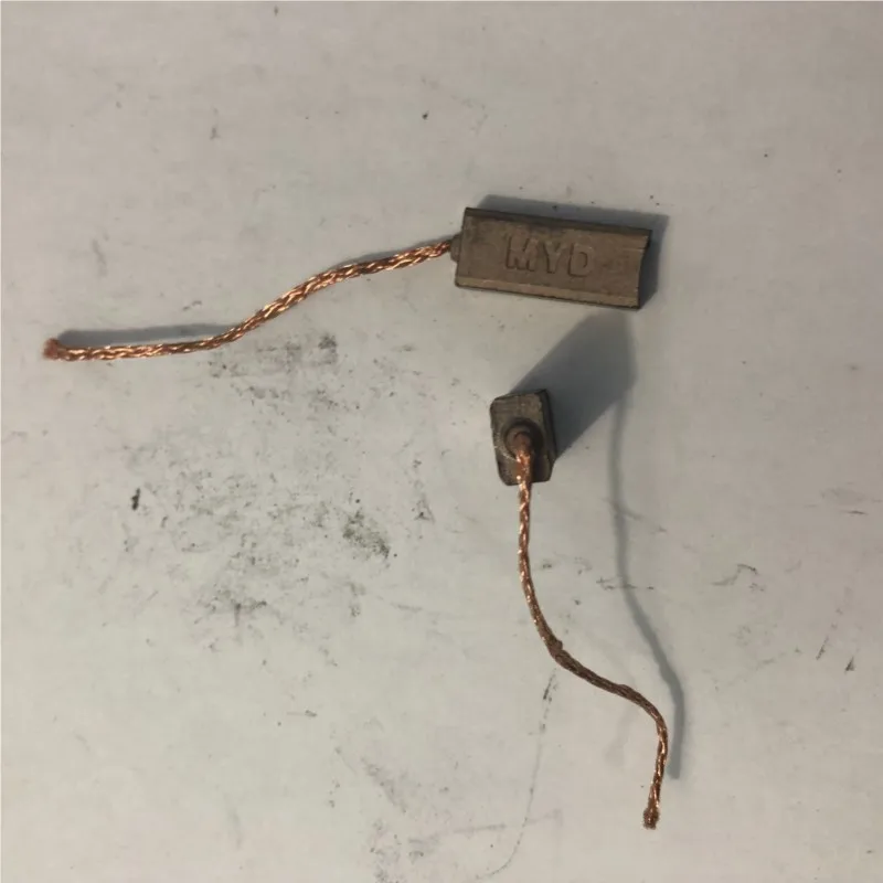 Сменный электроинструмент для двигателя, 2 шт., 5x8x20 мм, 0,19x0,31x0,78 дюйма, медная углеродная щетка для автомобиля