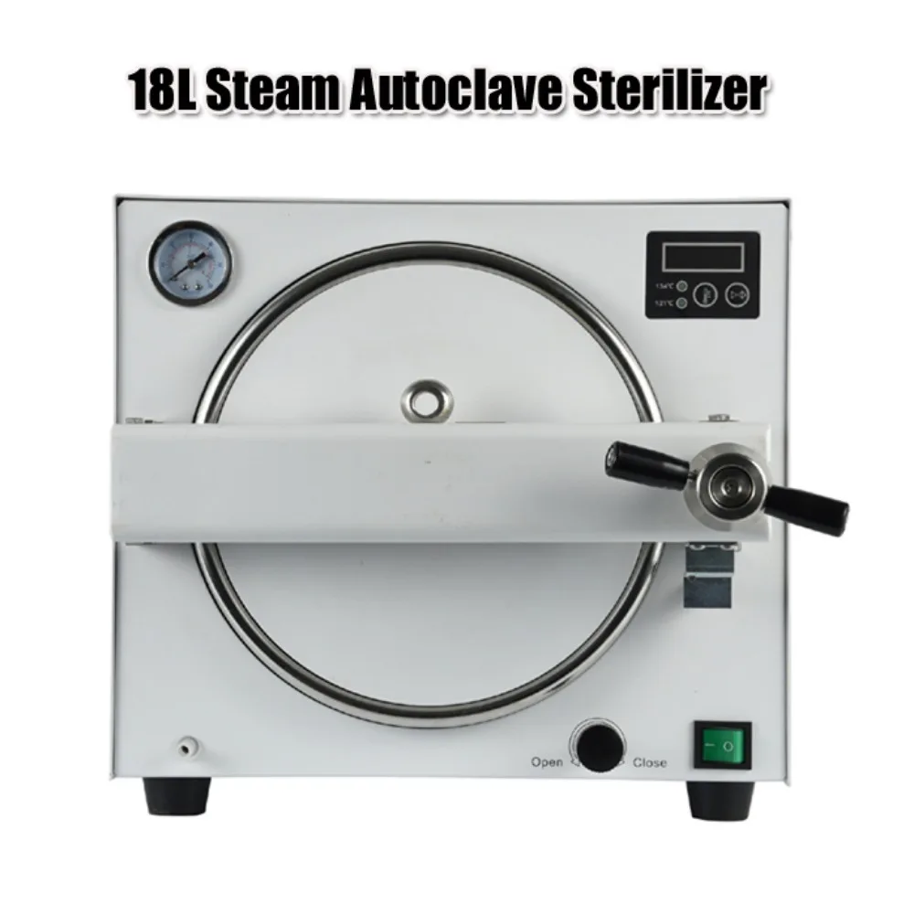 18L Dental Sterilization Disinfection Cabinet Autoclave Steam Sterilizer Cabinet 900W