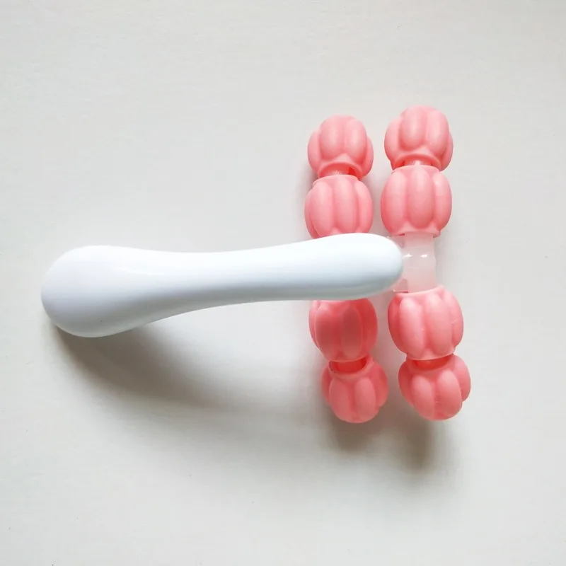 Массажный ролик для тела и инструмент для релаксации мышц с пластиковым дизайном для эффективности, массажеры для мышц