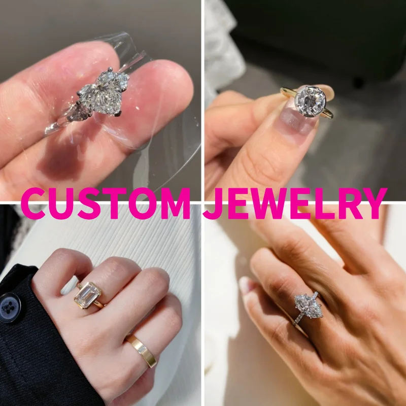 Lab Grown Diamond 14K gold 18K gold Platinum Solitaire Stud Earrings 4-Prong Martini IGI certified for Gift