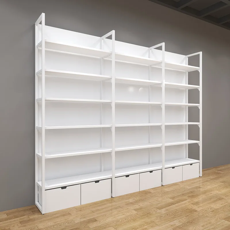 Shelf White Maternal and Infant Store Pet Store Luggage Display Rack Tea Showcase