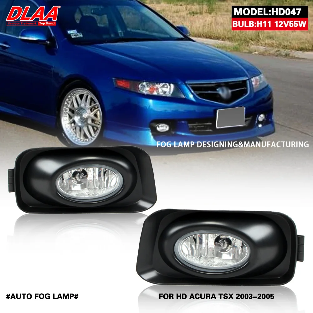 

Совместим с комплектом передних противотуманных фар Acura TSX 2003-2005 годов, комбинированным комплектом галогенных дневных ходовых огней и бамперов (попередний рынок)