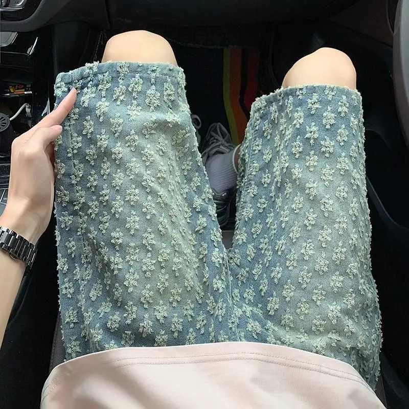 

Ripped Baggy Man Denim Shorts New In Xxxl Harajuku Streetwear Emo Vintage Blue Cowboy Trend 2025 Thin Short Jeans Pants for Men
