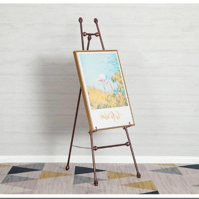 

Metal oil painting frame hotel wedding wedding welcome photo water sign display frame iron photo frame bracket advertising frame