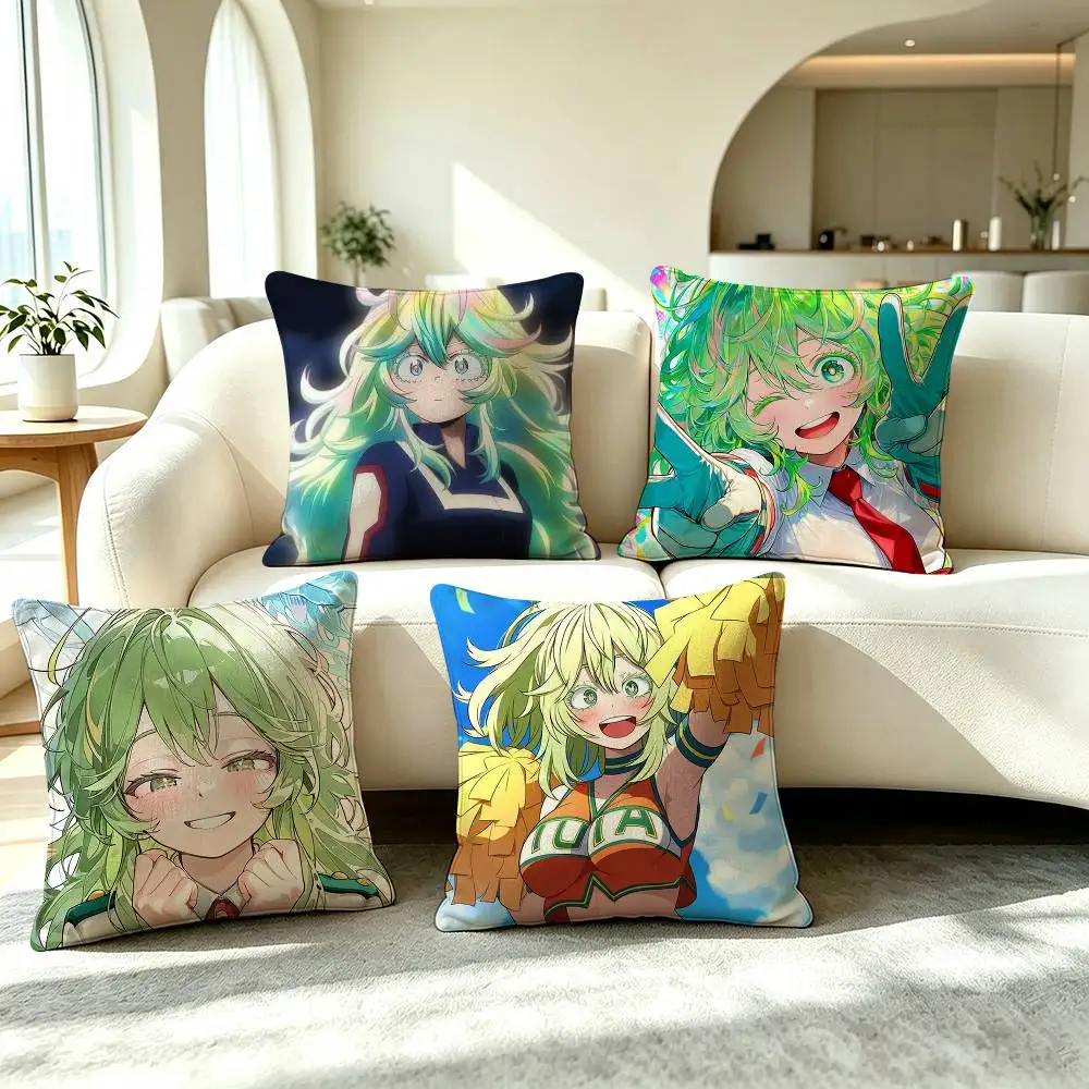 M-My Hero Academia Toru Hagakure  Pillow Case Square Double-Sided Sofa Cushion Cover Bedroom Bedside Pillow