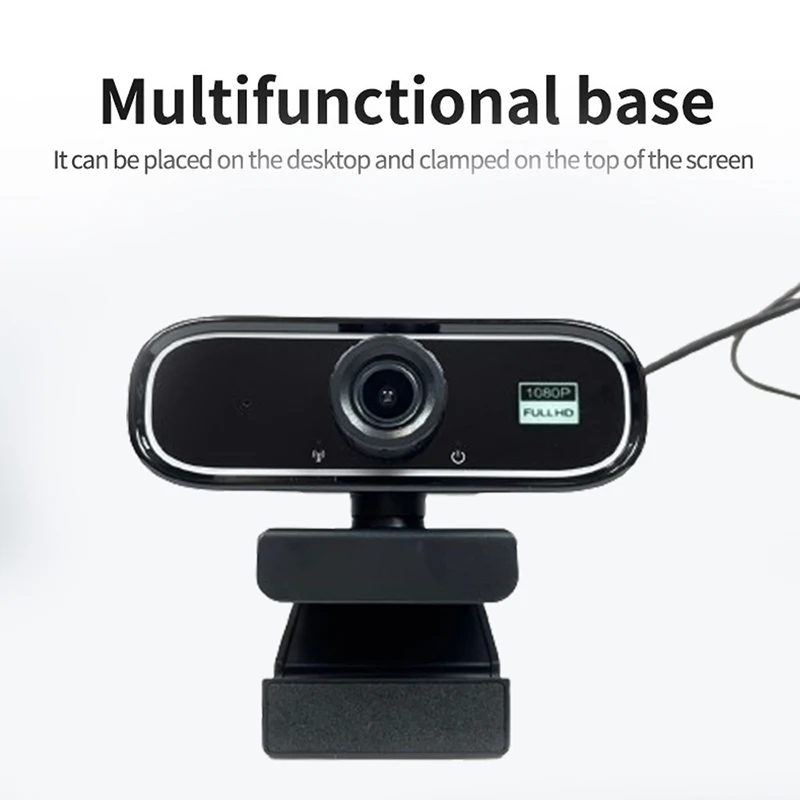 Webcam USB 4K 1080P avec microphone, caméra pour vidéoconférence, pour ordinateur portable et de bureau