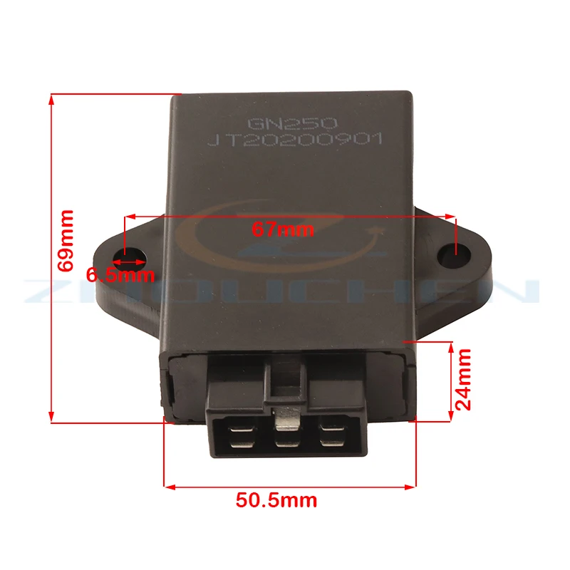 High Quality Racing Modified CDI For SUZUKI GN250 GN 250 Loncin 300 ATV-300 CDI Digital Ignition Control Module UNIT 6 pins plug