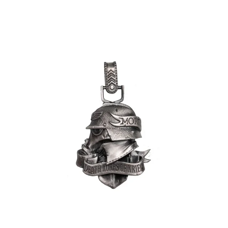 [Starry Casting] Warhammer 40K Perimeter Kriging Death Emblem 925 Silver Pendant