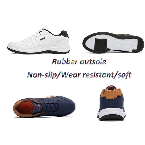 Chaussures de course antidérapantes pour hommes, baskets de Jogging, de Trekking, d\'athlétisme, confortables, en cuir souple, légères