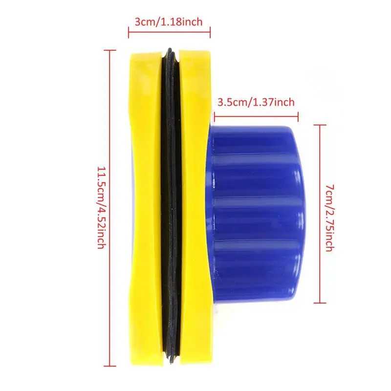 Magnetic Window Cleaner Double-sided Magnetic Glass Cleaner Glass Wiper Cleaning Tools Magnetic Window Cleaner with1.5m Rope