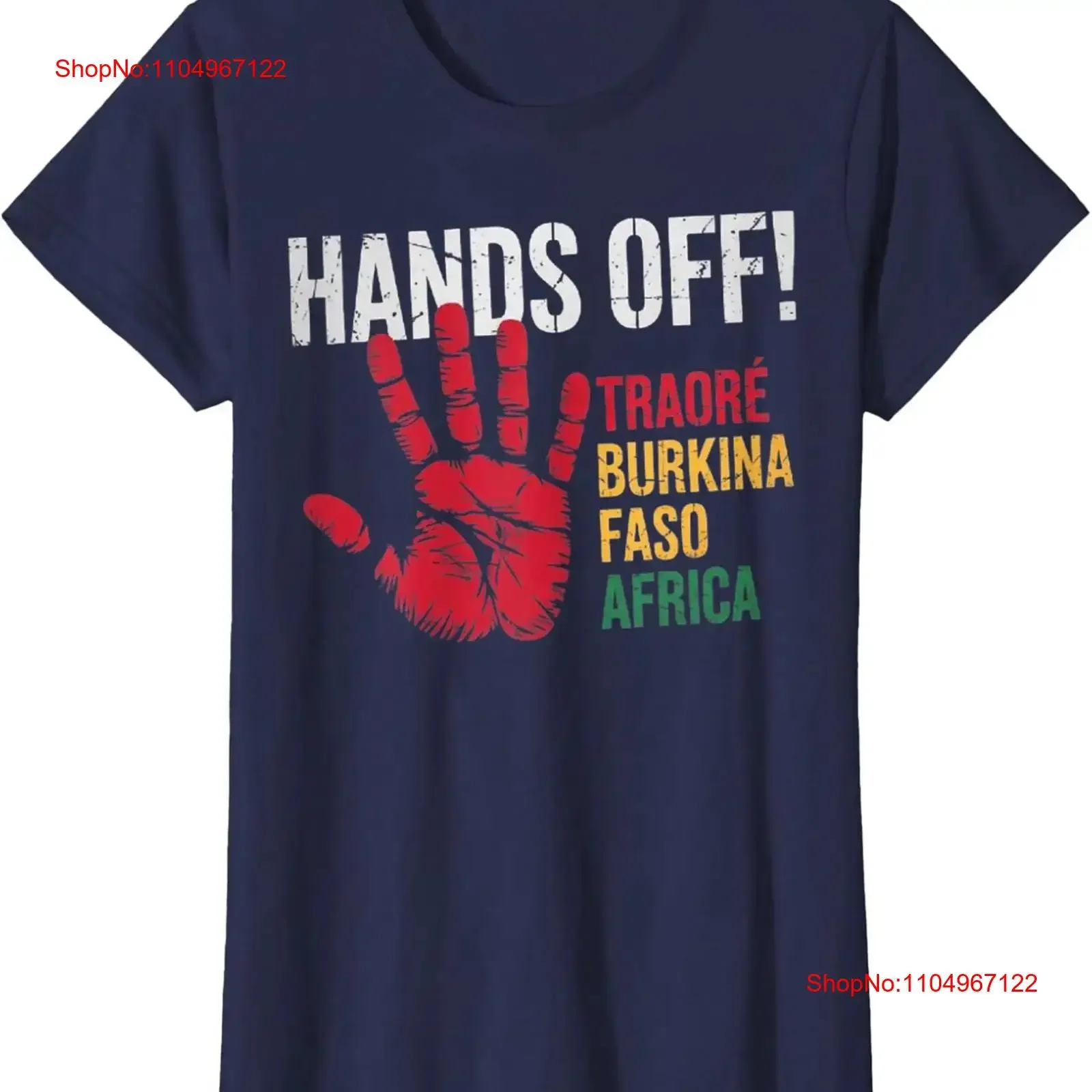 

Hands off Traore Burkina Faso Africa Ибрабраги женская футболка с круглым вырезом винтажная стираная слегка универсальная мода унисекс