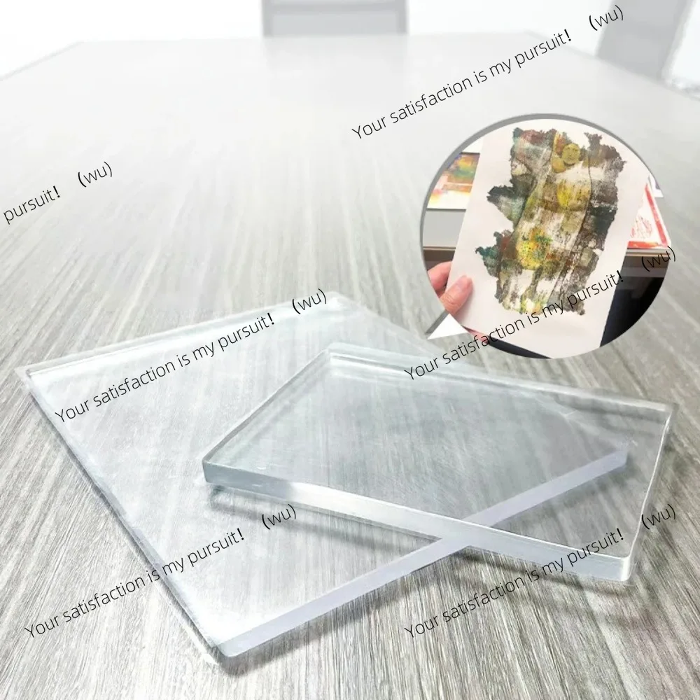 

1 PCS Printed Gel Plate for Card Making, Scrapbooking, Art