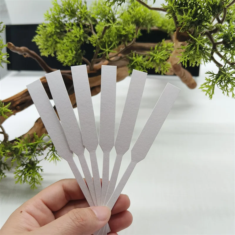 500PCS /Lot Fragrance Testing Paper Strips Paddle Shape 130mm*12mm Perfume Abosorbent Paper