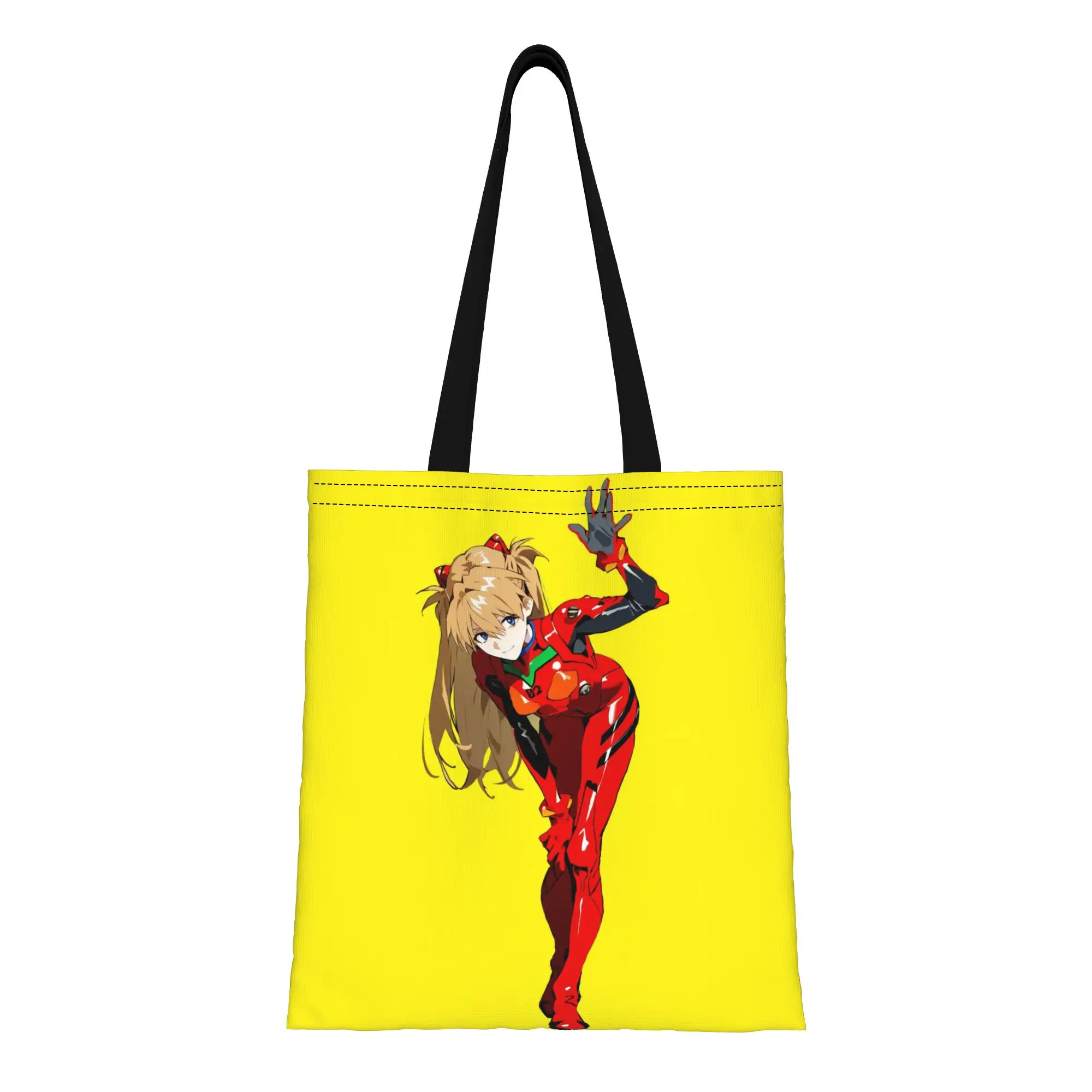 

Back to school season Asuka (8) EVA Canvas Tote Bag Perfect for Shopping Women's Top-Handle Bags