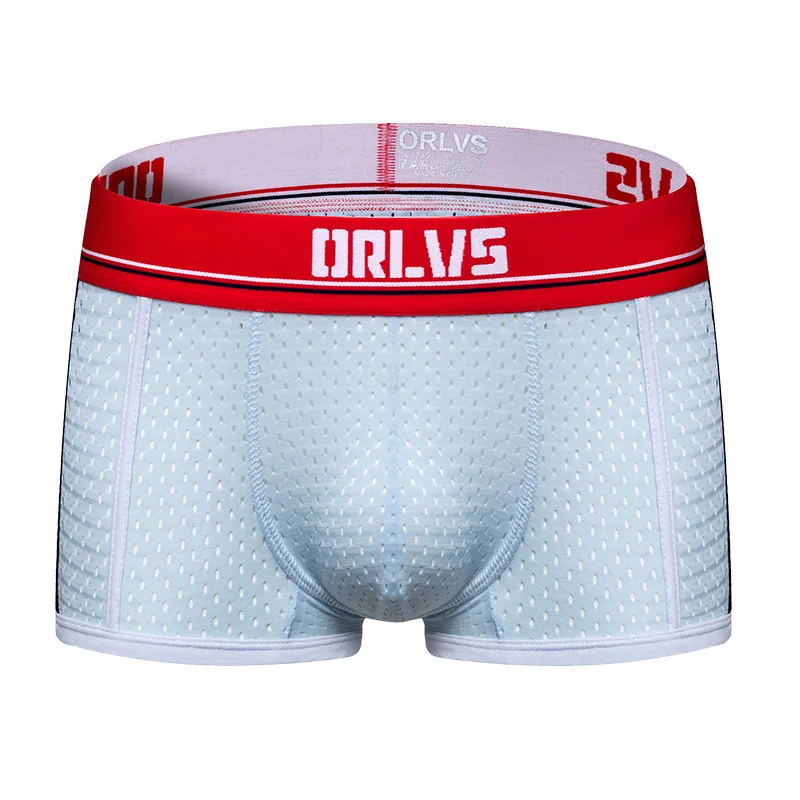 Orlvs Heren Slipje, Mesh Mesh Ademende Boxers, U Bolle Tassen, Boxers, Heren Or193