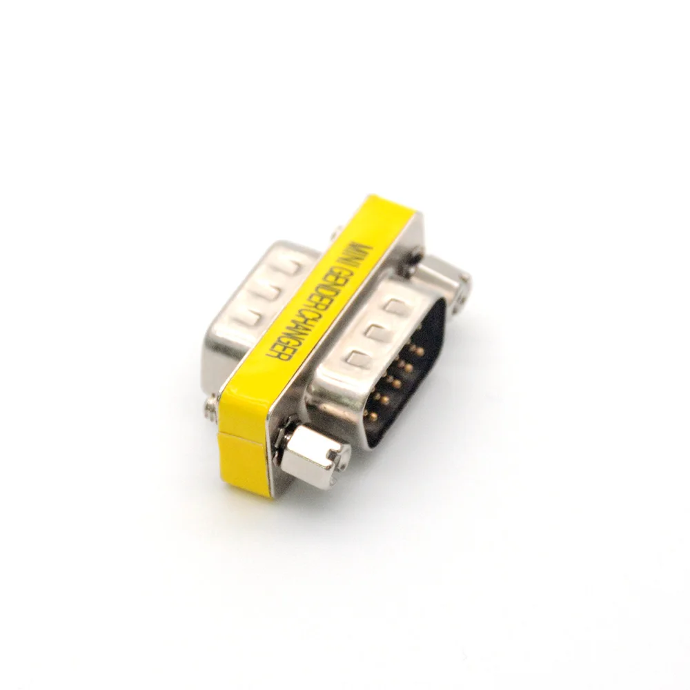 D-SUB DB9 DB15 DB25 9/15/25 Pin Male/Female to Male/Female RS232 Port Com VGA Connector M-F M-M F-F Mini Gender Changer Adapter