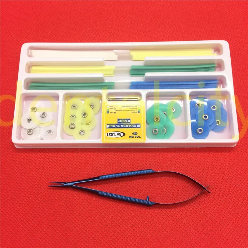 QSWTITAN Dischi per rifinitura e lucidatura dentale Strisce per lucidatura Set di mandrini Forniture dentali Materiale di riempimento in resina Porta aghi