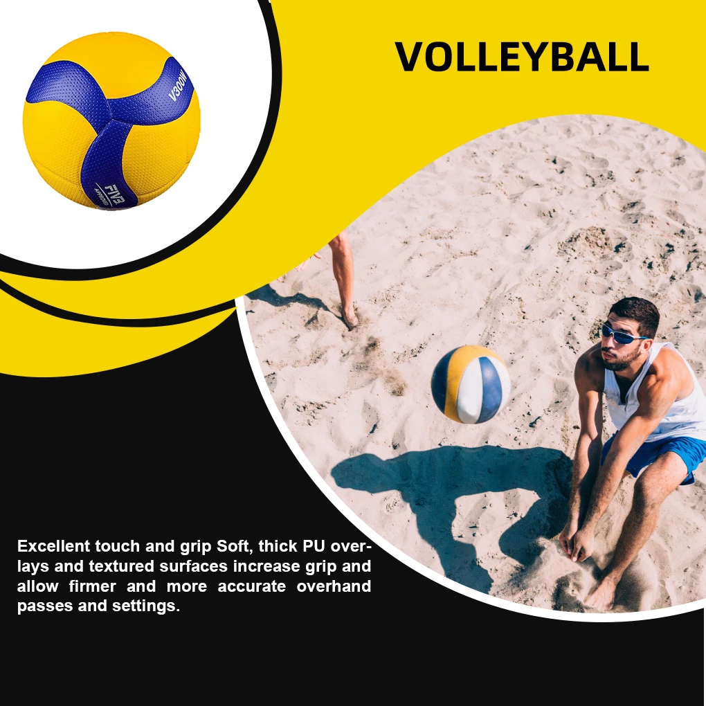 

Size.5 Volleyball Outdoor Training Hard Indoor Volleyball Large Event Volleyball Upgrade Outdoor Beach Air Volleyball