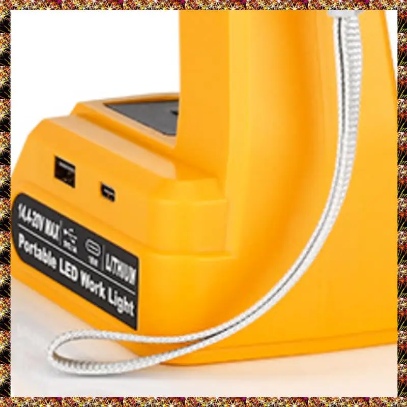 BTCL LED Work Light For Dewalt 14.4-20V Li- Battery 40W 4200LM Outdoor Work Light Wireless Outdoor Work Light For Car Repairi