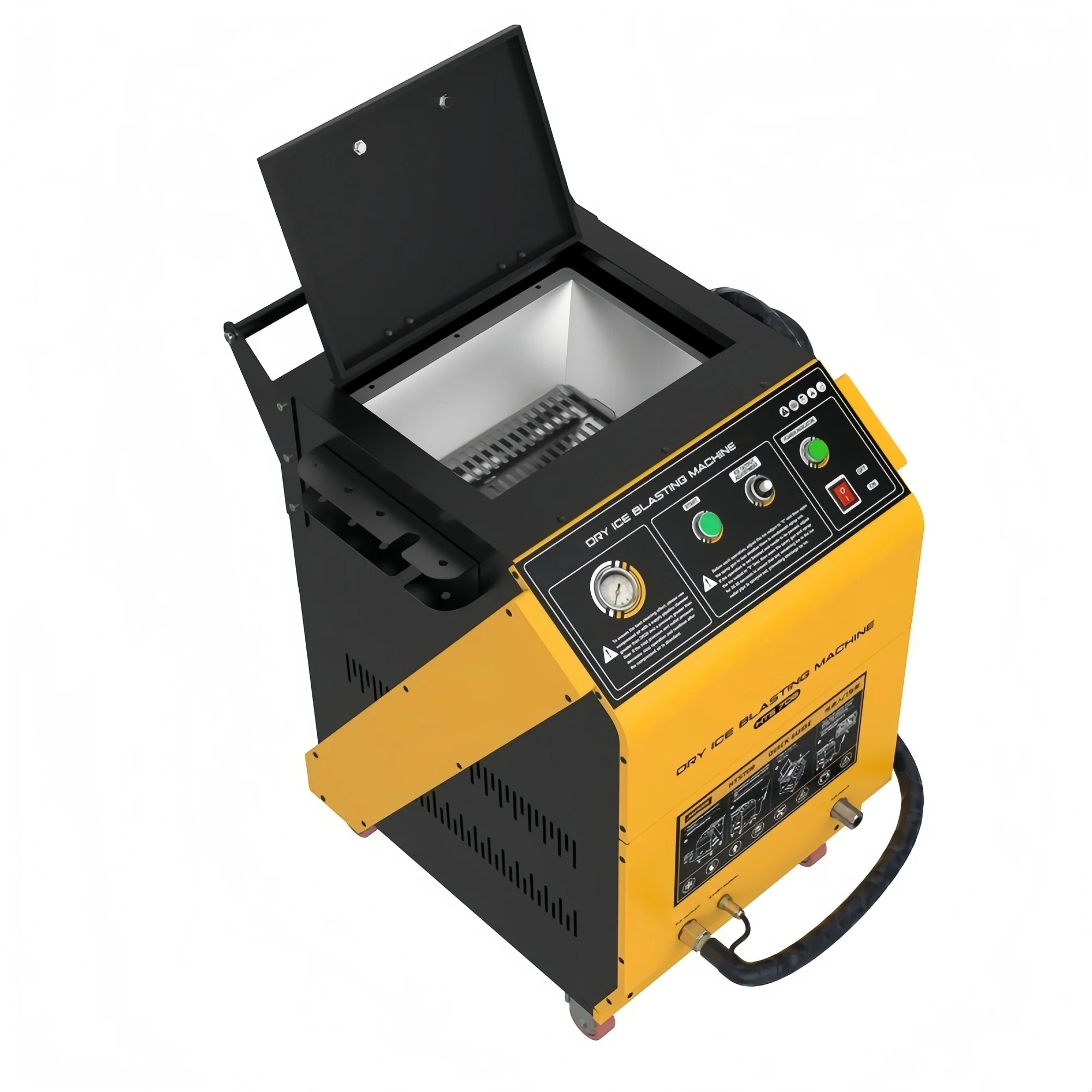Universal Car Engine Carbon Cleaner Tool 220V 16kg Capacity Dry Ice Blasting Cleaning Machine for All Cars