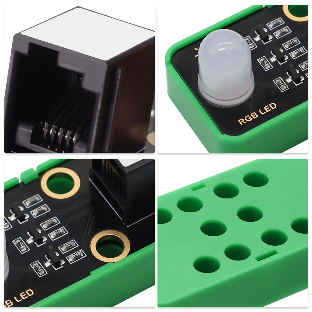 3/5PCS Kidsbits STEM RGB/White LED Module With Case for Arduino UNO/MEGA2560 Projects STEAM Maker DIY Components Light Module