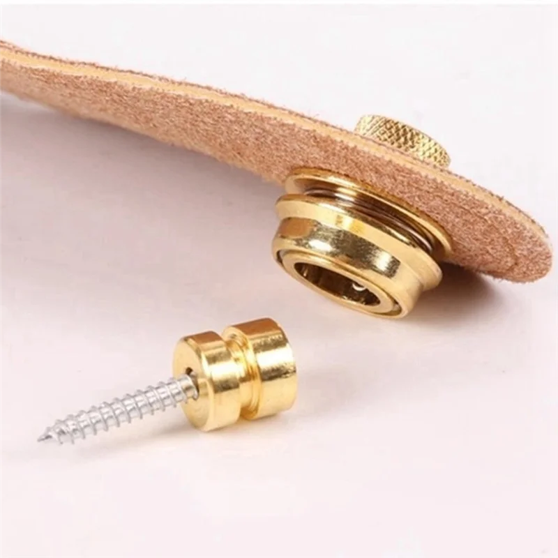 AEF6-6Pcs جيتار ذهبي مع ذيل أظافر جيتار كهربائي مضاد للانزلاق ملحقات جيتار كبيرة مع قفل