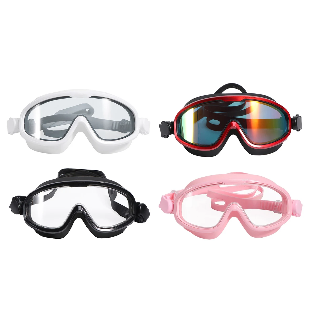 

Anti-Fog Waterproof Swimming Goggles Thickened Silicone Seal Unisex Diving Eye Protector Ergonomic Snap Joint Design For Indoor