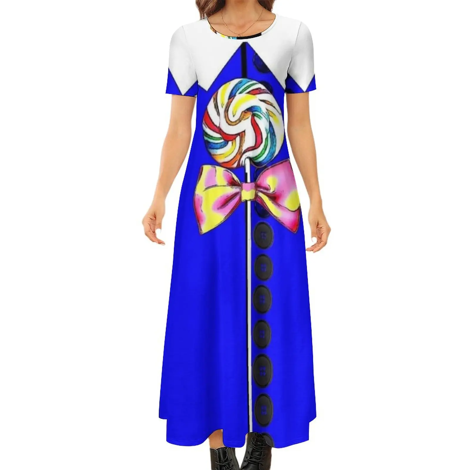 

Member of the Lolipop Guild Round Neck Short Sleeve Dress woman dress dresses for womens summer clothes women party dresses