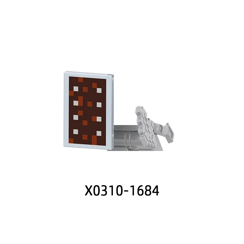 The Action Figures Axe Pick Trident Shield Weapons Pants Hair Parts Model Blocks MOC Bricks Set Gifts Toys For Children X0310