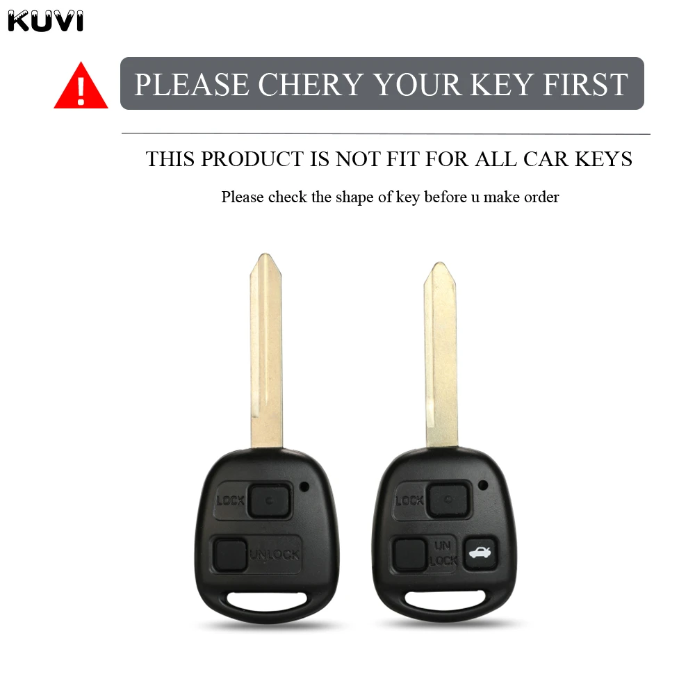 Nuovo TPU Car Key Case Cover Shell Fob per Toyota RAV4 Corolla Land Cruiser Prado Camry Tarago FJ Previa Celica Avensis per Lexus