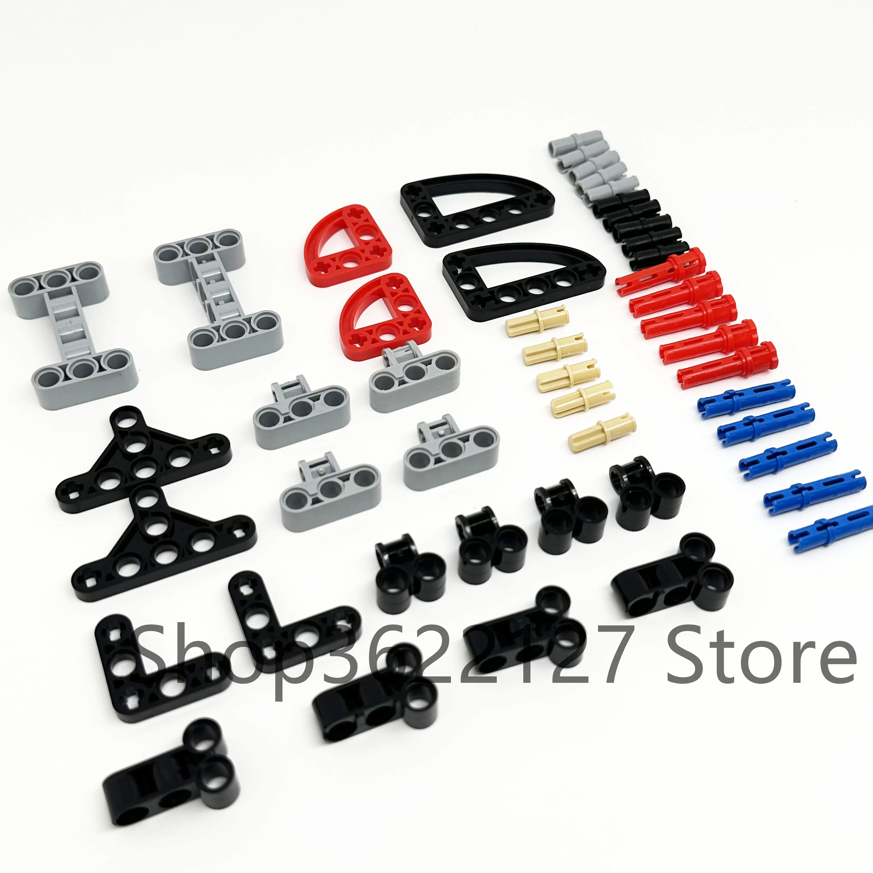 MOC Technical Parts Gear Axle Worm Rack Conector Bulk Bricks assembla particelle blocchi di costruzione fai da te giocattolo ad alta tecnologia per bambini